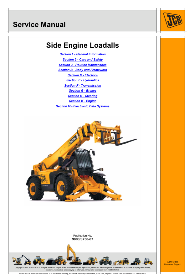 JCB 535-125 535-140 540-140 540-170 550-140 550-170 Service Manual - Image 2