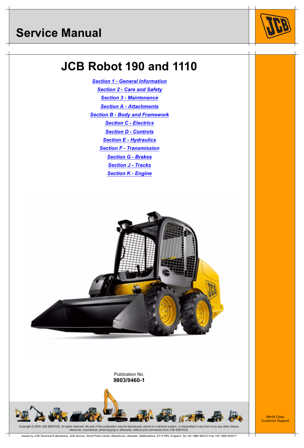 JCB Robot 190 1110 Service Manual - Image 2